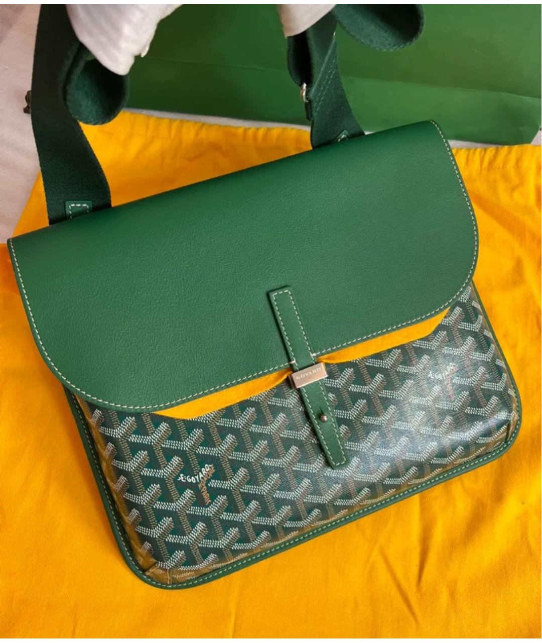GOYARD Зеленая сумка на плечо, фото 3