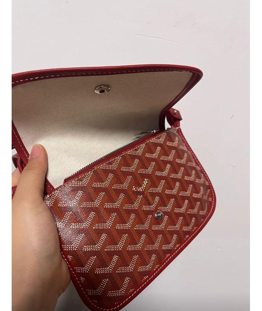 GOYARD Бордовая сумка на плечо, фото 3