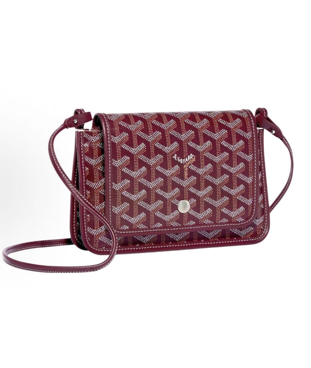 GOYARD Бордовая сумка на плечо, фото 4