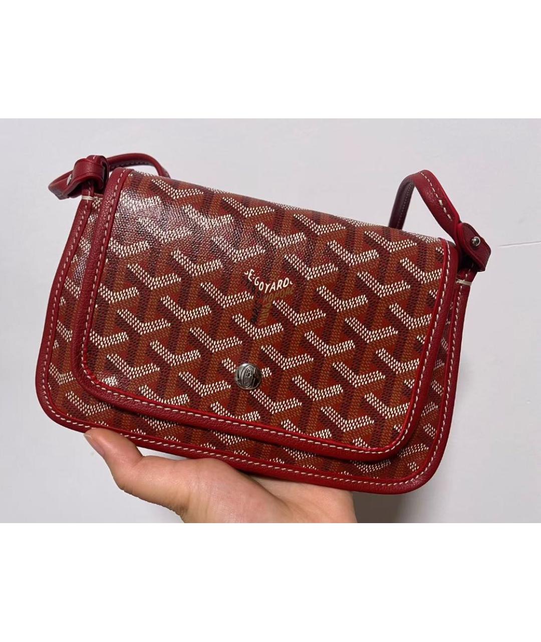GOYARD Бордовая сумка на плечо, фото 2