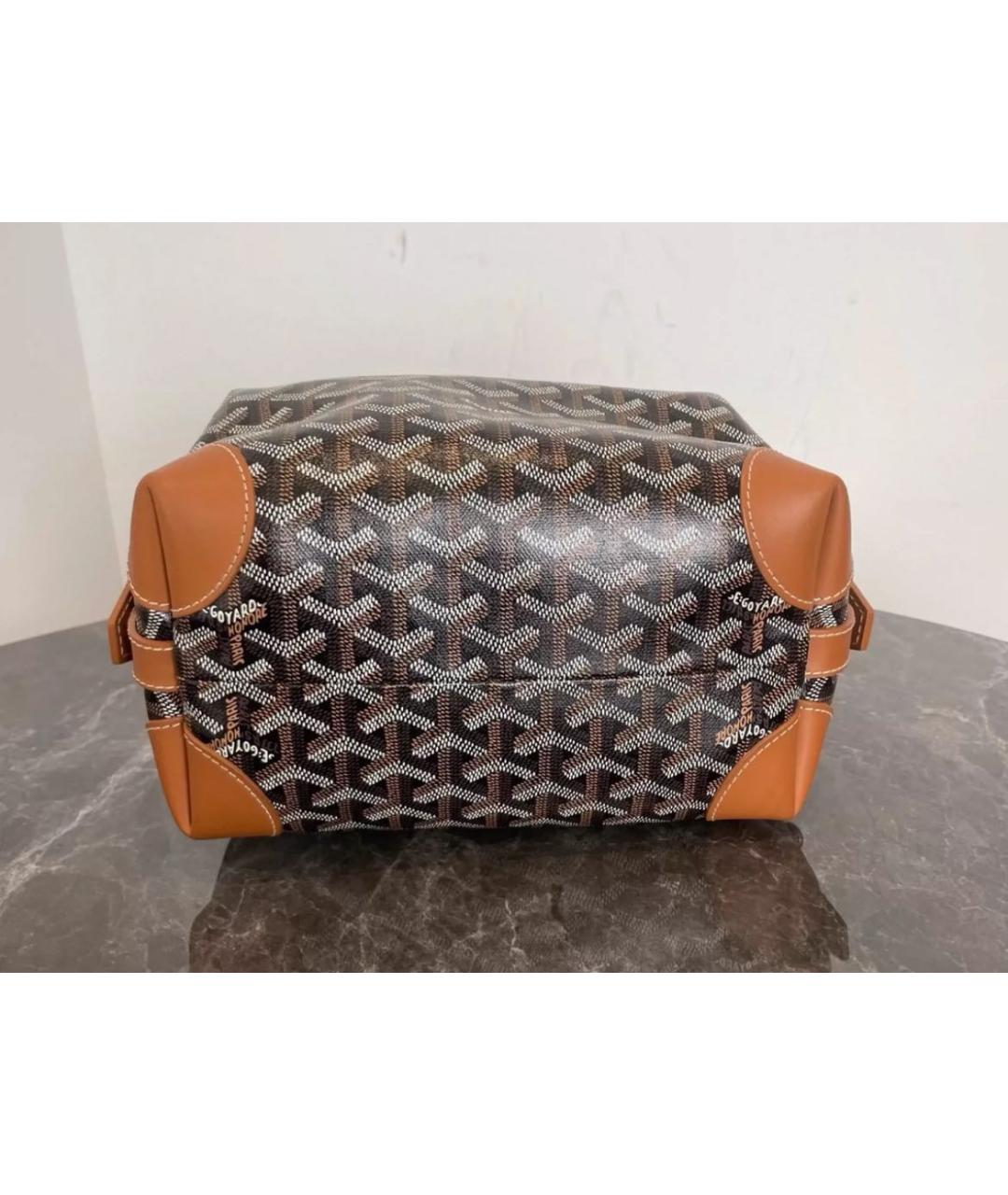 GOYARD Коричневая косметичка, фото 5