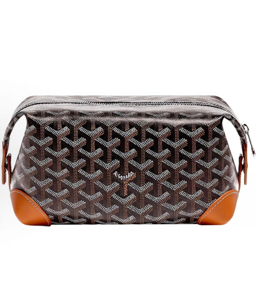 GOYARD Коричневая косметичка, фото 6