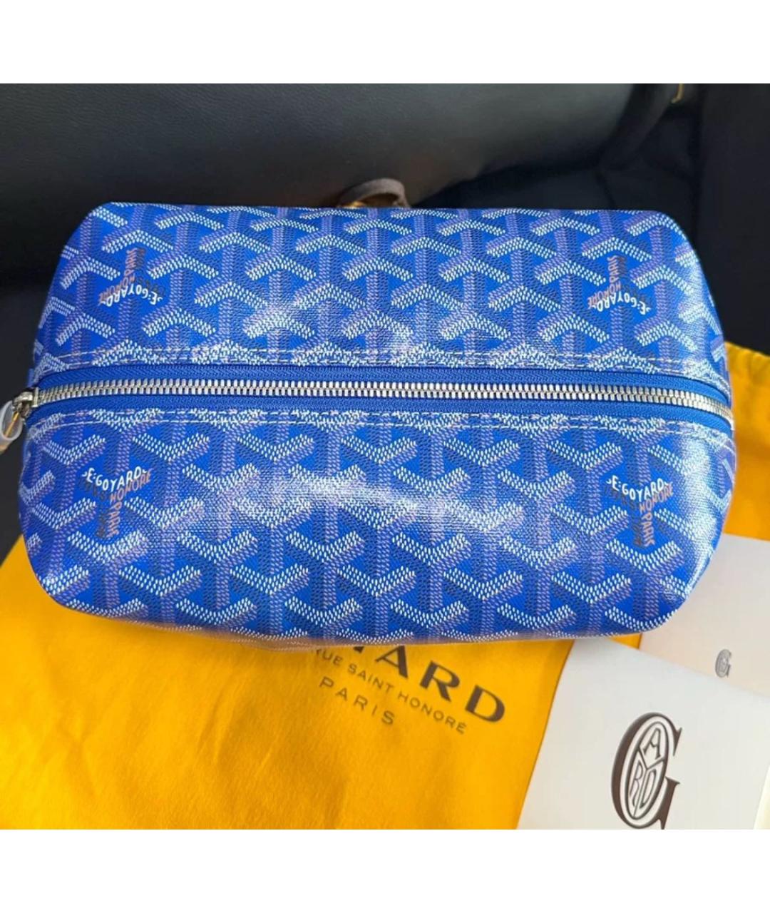 GOYARD Синяя косметичка, фото 4