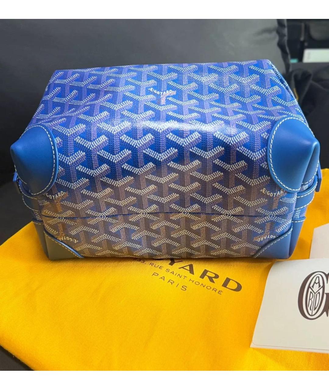 GOYARD Синяя косметичка, фото 5
