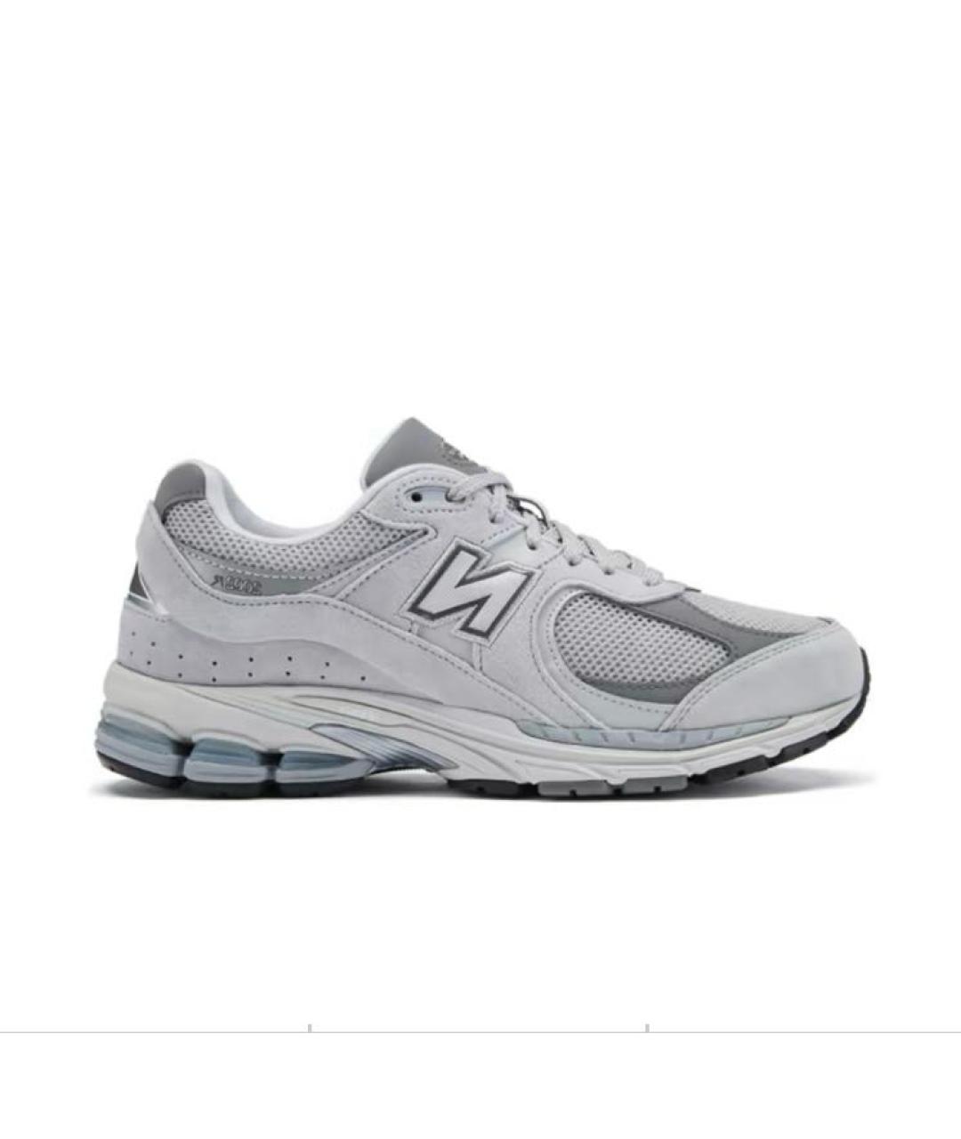 NEW BALANCE Серые замшевые низкие кроссовки / кеды, фото 2
