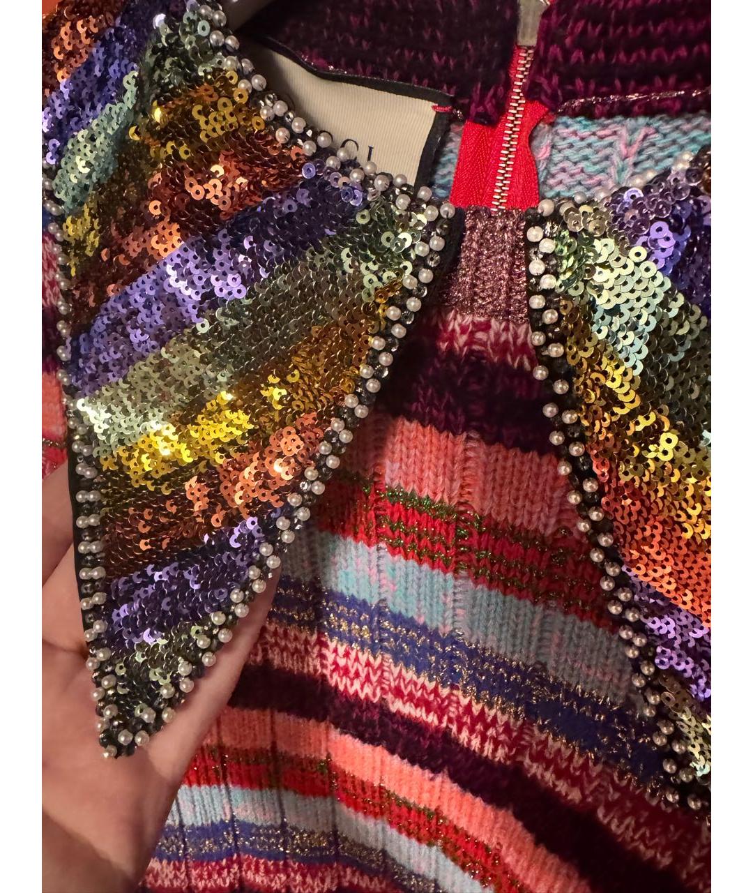 GUCCI Мульти шерстяной джемпер / свитер, фото 4