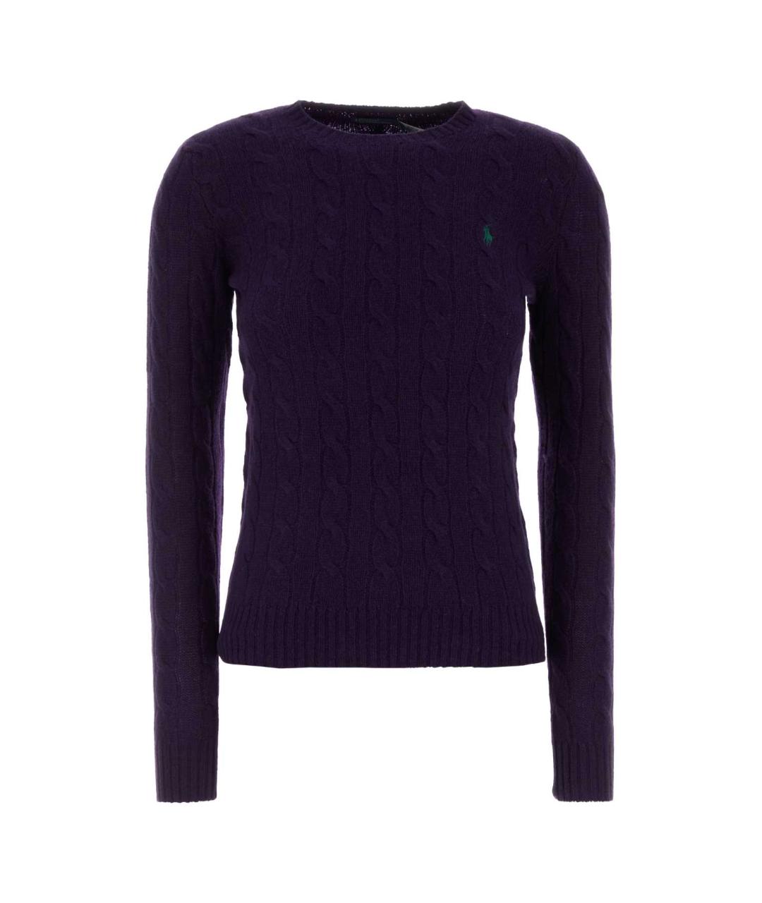 POLO RALPH LAUREN Фиолетовый шерстяной джемпер / свитер, фото 1