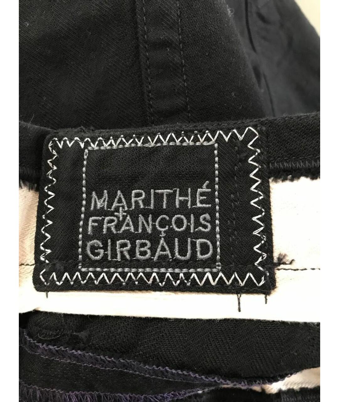 MARITHE FRANCOIS GIRBAUD Черные хлопковые джинсы, фото 6