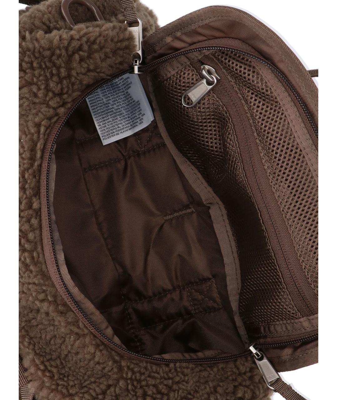 THE NORTH FACE Коричневая синтетическая дорожная/спортивная сумка, фото 4