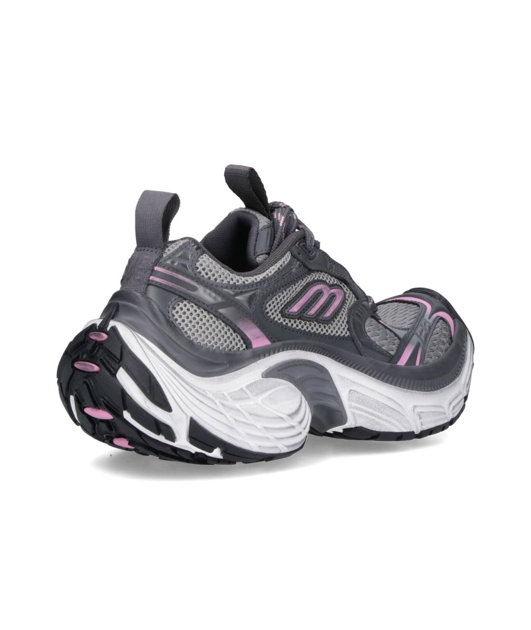 BALENCIAGA Серые кроссовки, фото 4