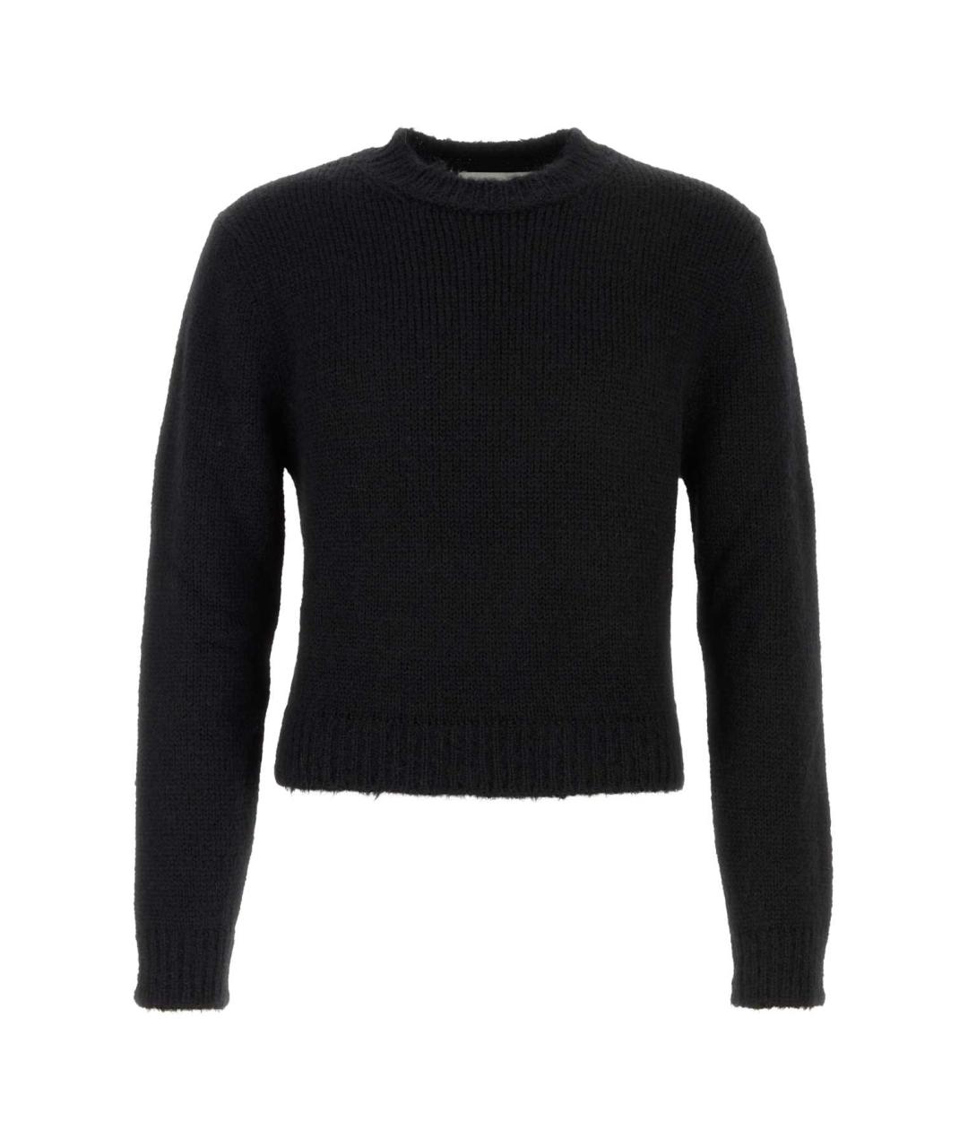 JIL SANDER Черный шерстяной джемпер / свитер, фото 1