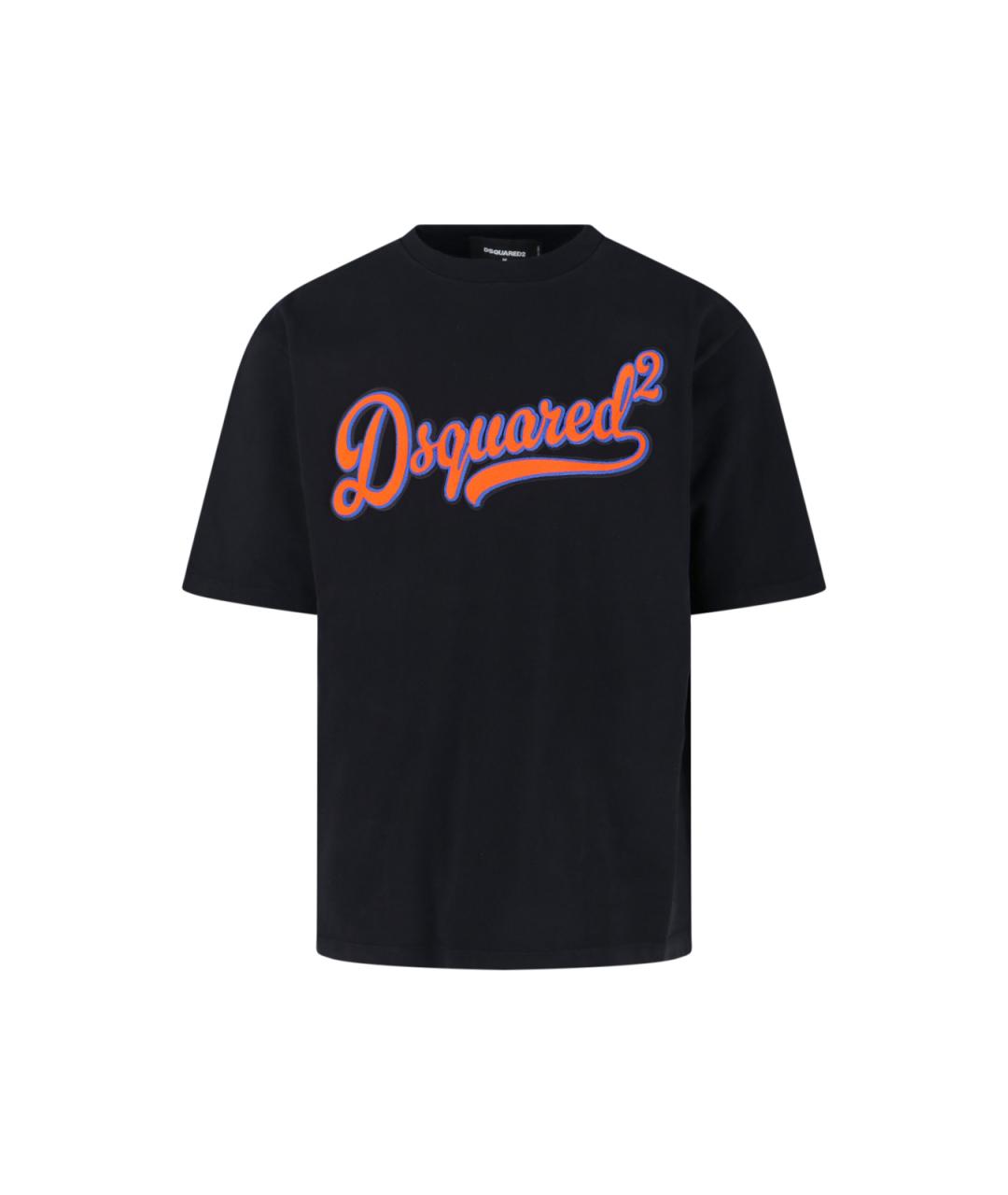DSQUARED2 Черная хлопковая футболка, фото 1