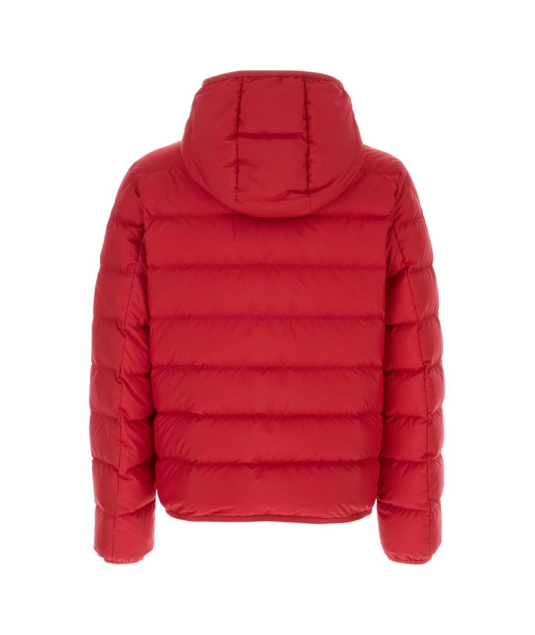 MONCLER Красная синтетическая куртка, фото 2