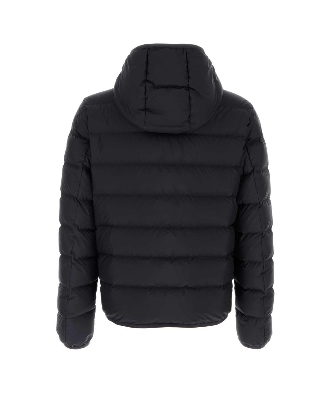 MONCLER Темно-синяя полиэстеровая куртка, фото 2