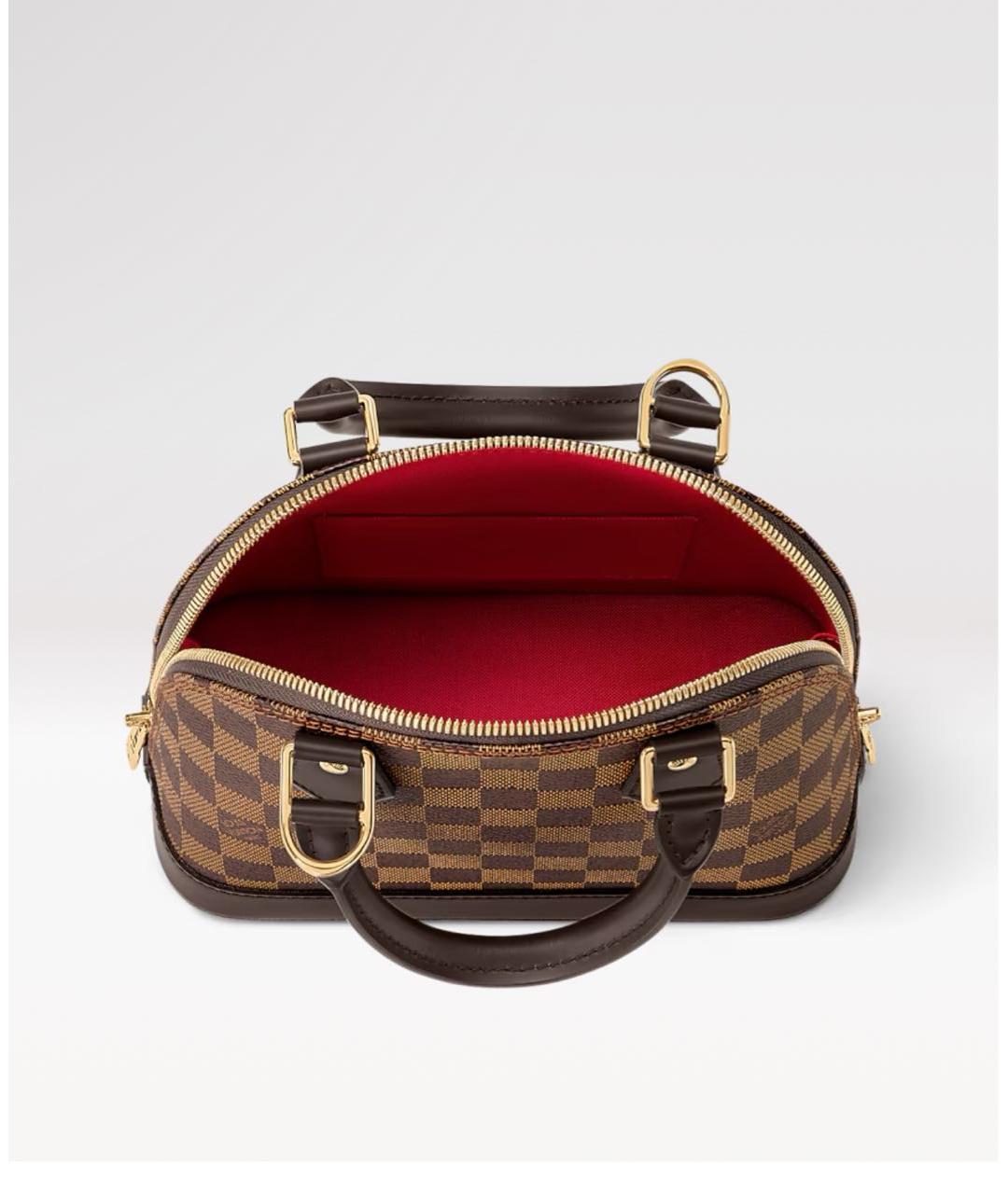 LOUIS VUITTON Коричневая сумка с короткими ручками, фото 2