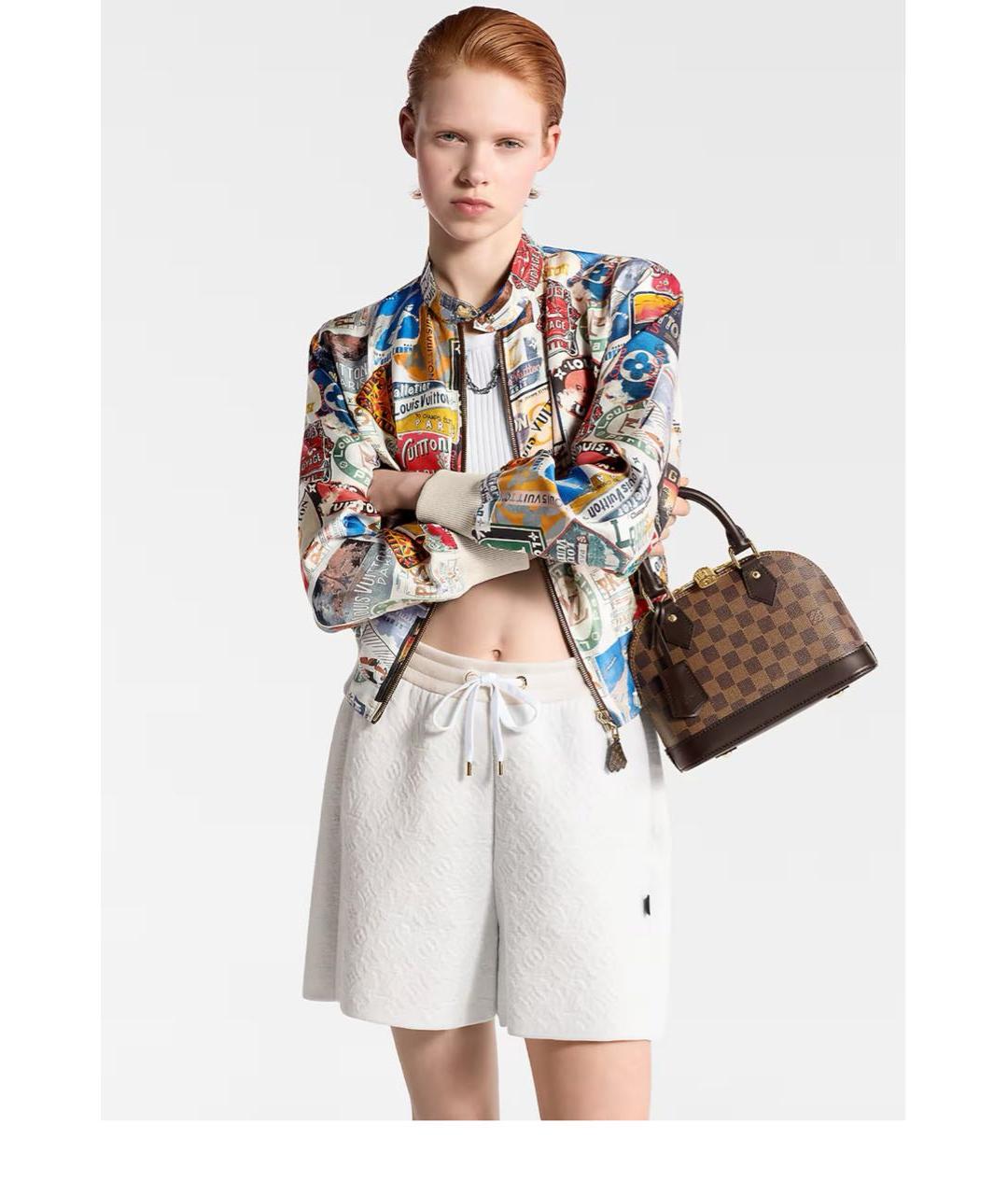 LOUIS VUITTON Коричневая сумка с короткими ручками, фото 3