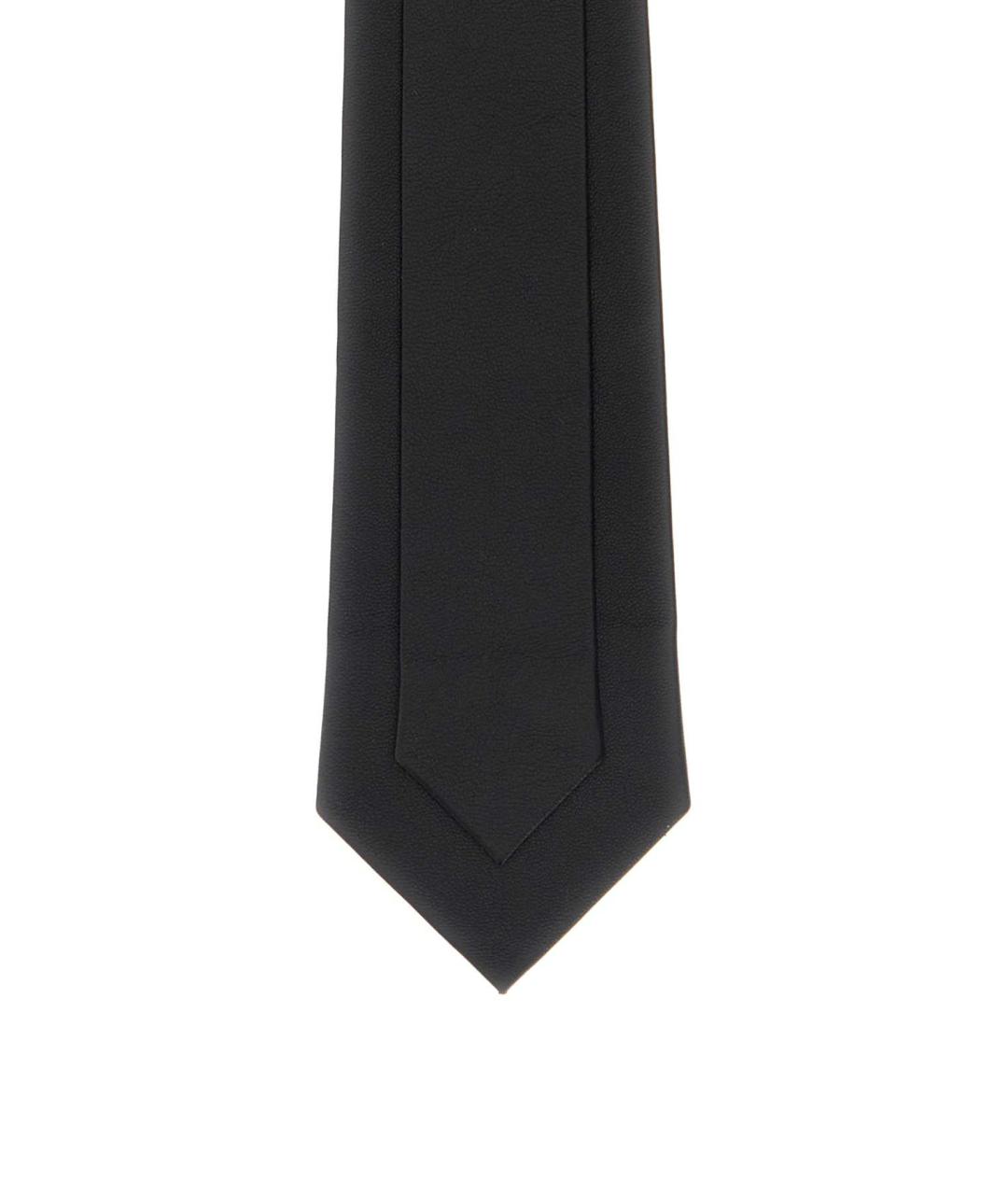 TOM FORD Черный кожаный галстук, фото 3