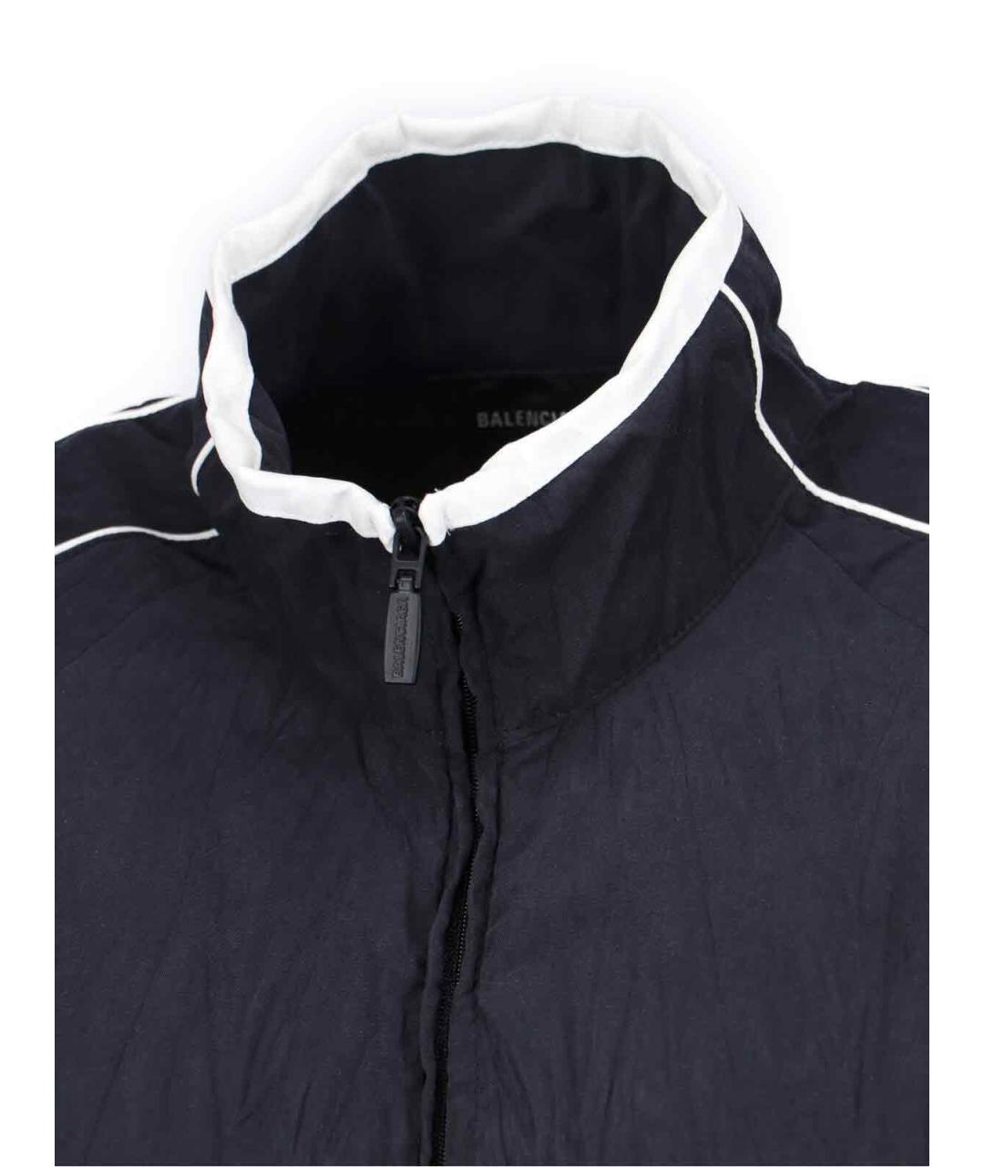 BALENCIAGA Черная полиэстеровая куртка, фото 5