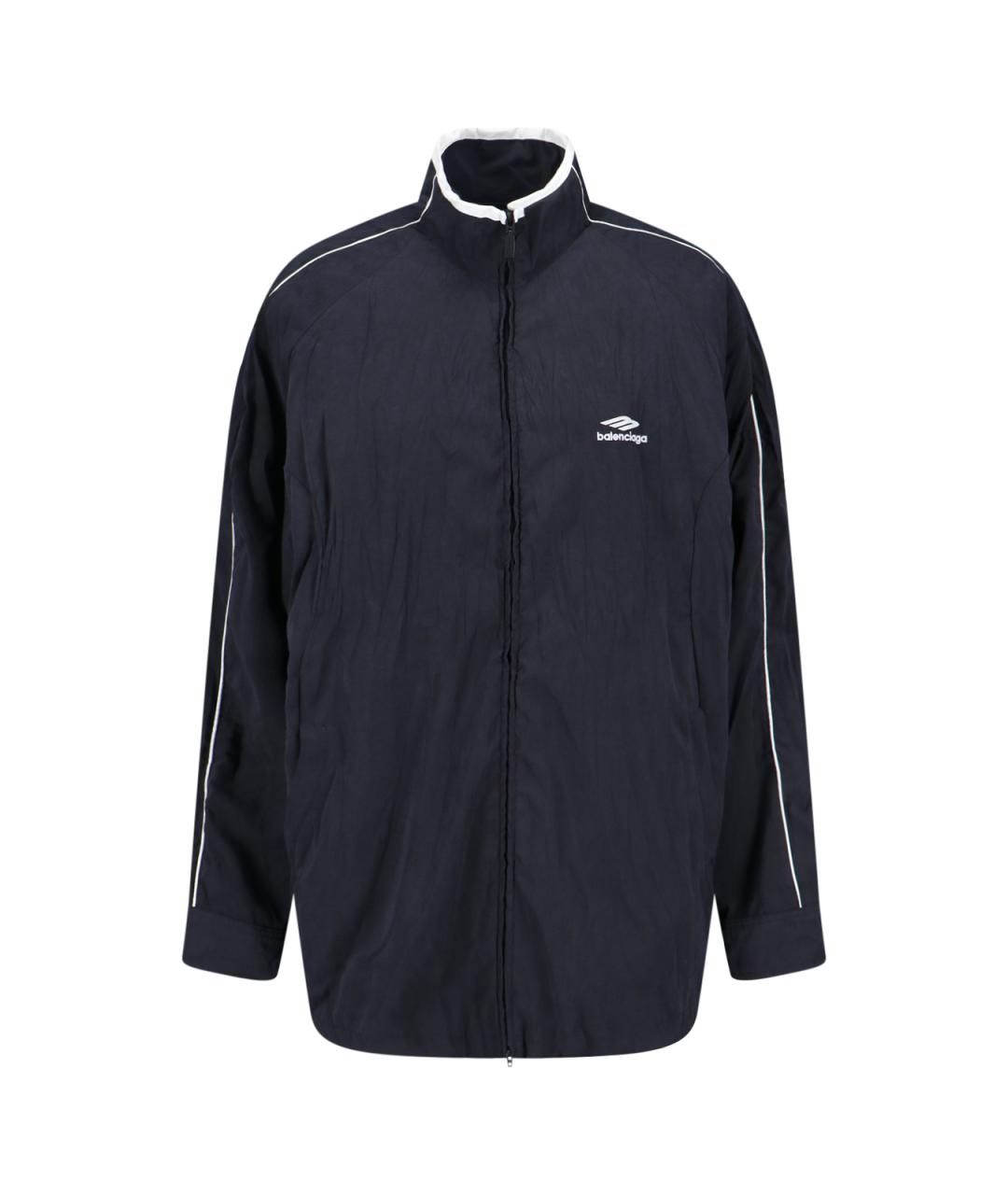 BALENCIAGA Черная полиэстеровая куртка, фото 1