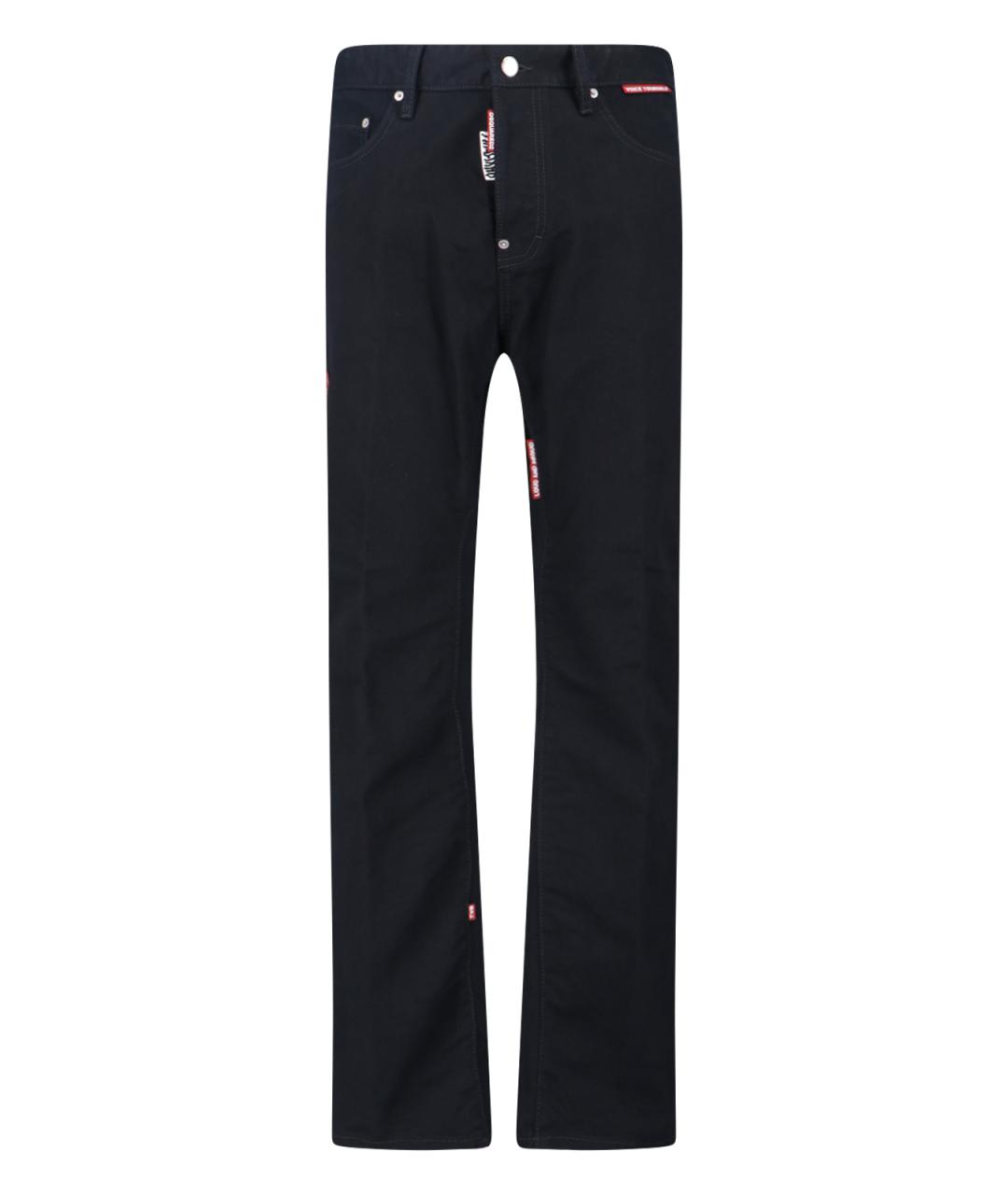 DSQUARED2 Черные прямые джинсы, фото 1