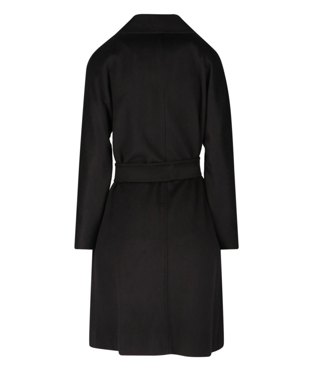 MAX MARA Черное шерстяное пальто, фото 2