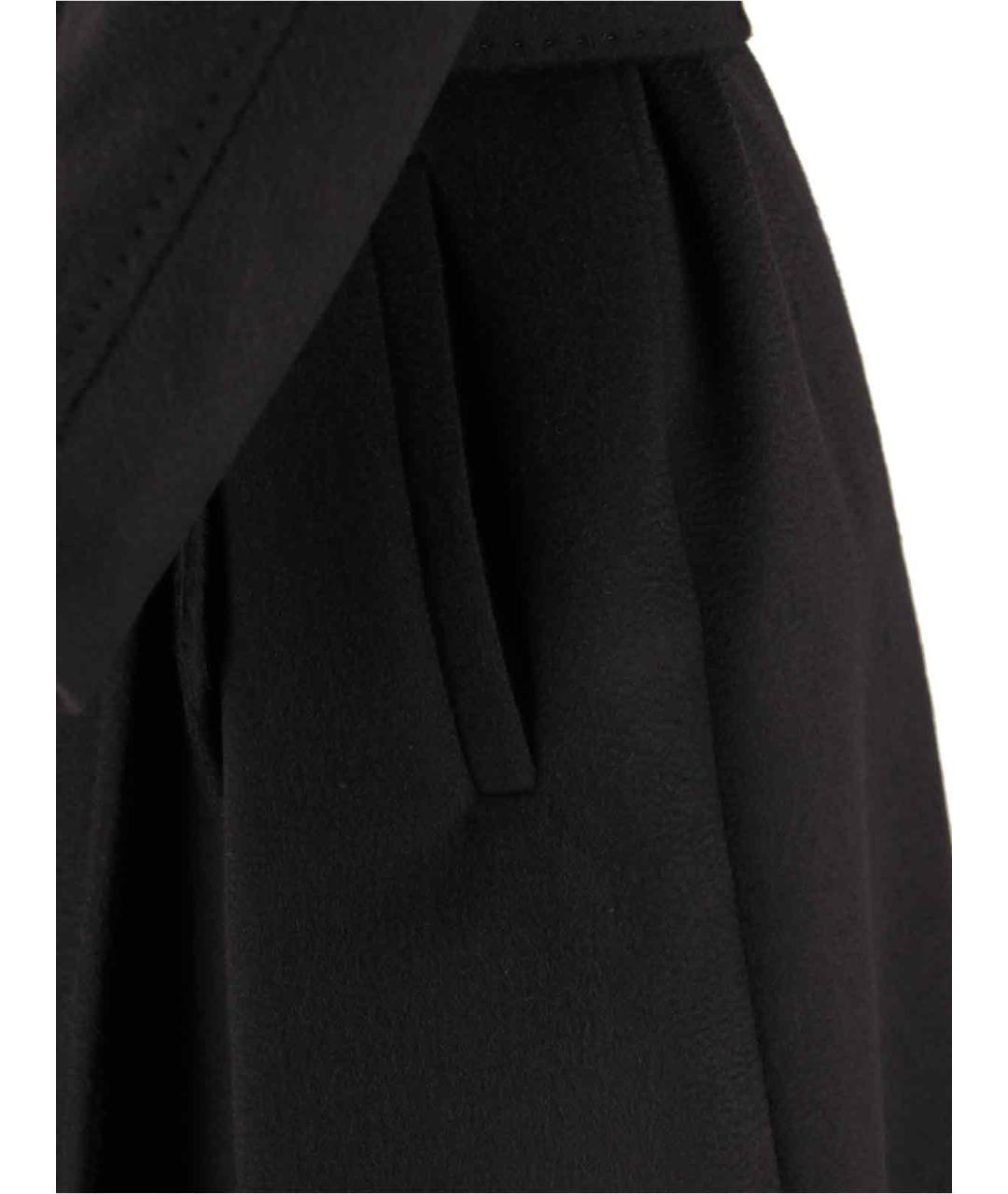 MAX MARA Черное шерстяное пальто, фото 3