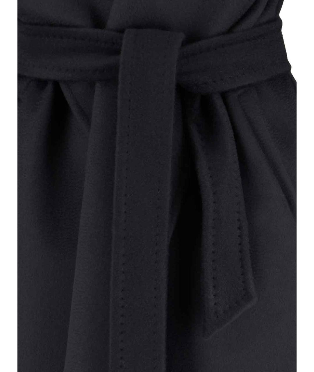 MAX MARA Черное шерстяное пальто, фото 3