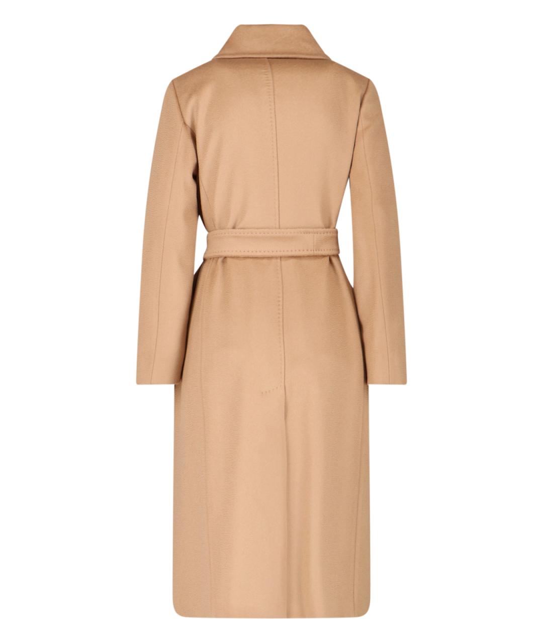 MAX MARA Бежевое шерстяное пальто, фото 2