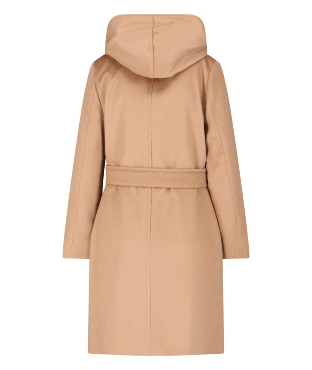 MAX MARA Бежевое шерстяное пальто, фото 2