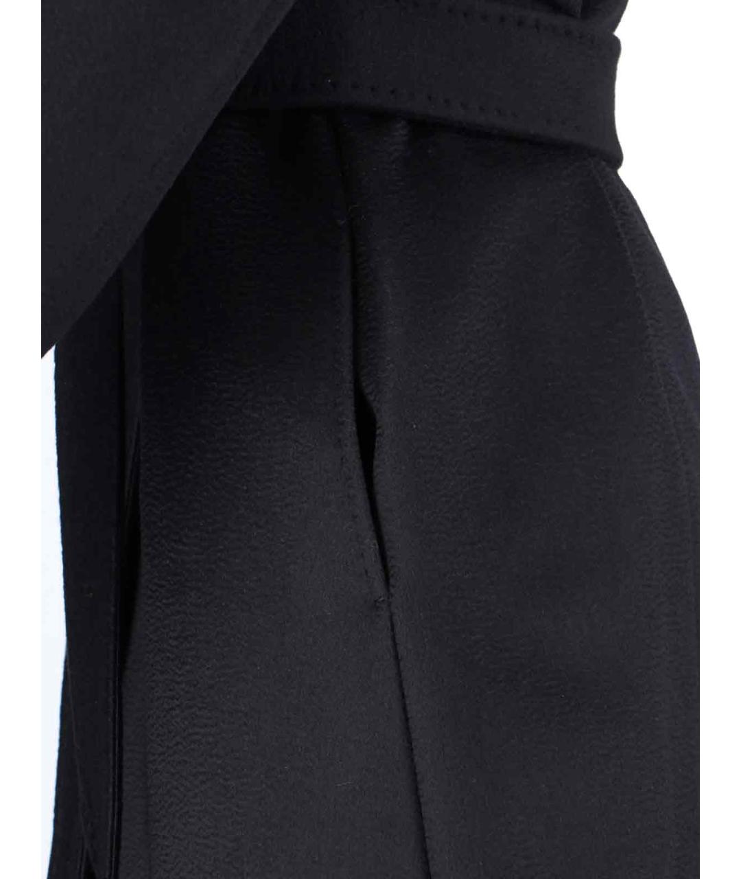 MAX MARA Черное шерстяное пальто, фото 3