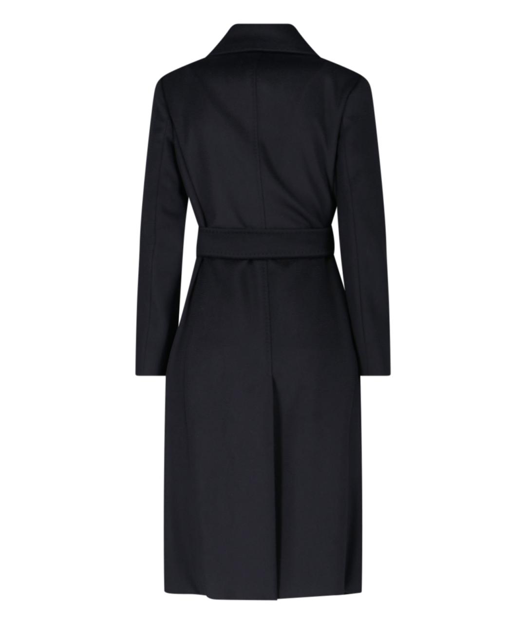 MAX MARA Черное шерстяное пальто, фото 2