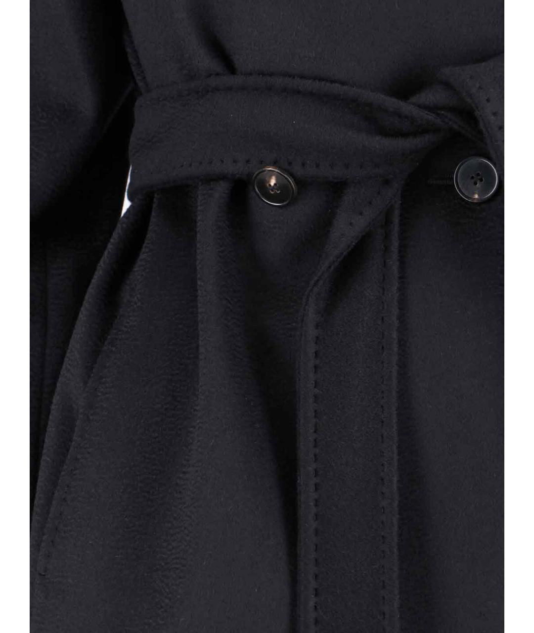 MAX MARA Черное шерстяное пальто, фото 4