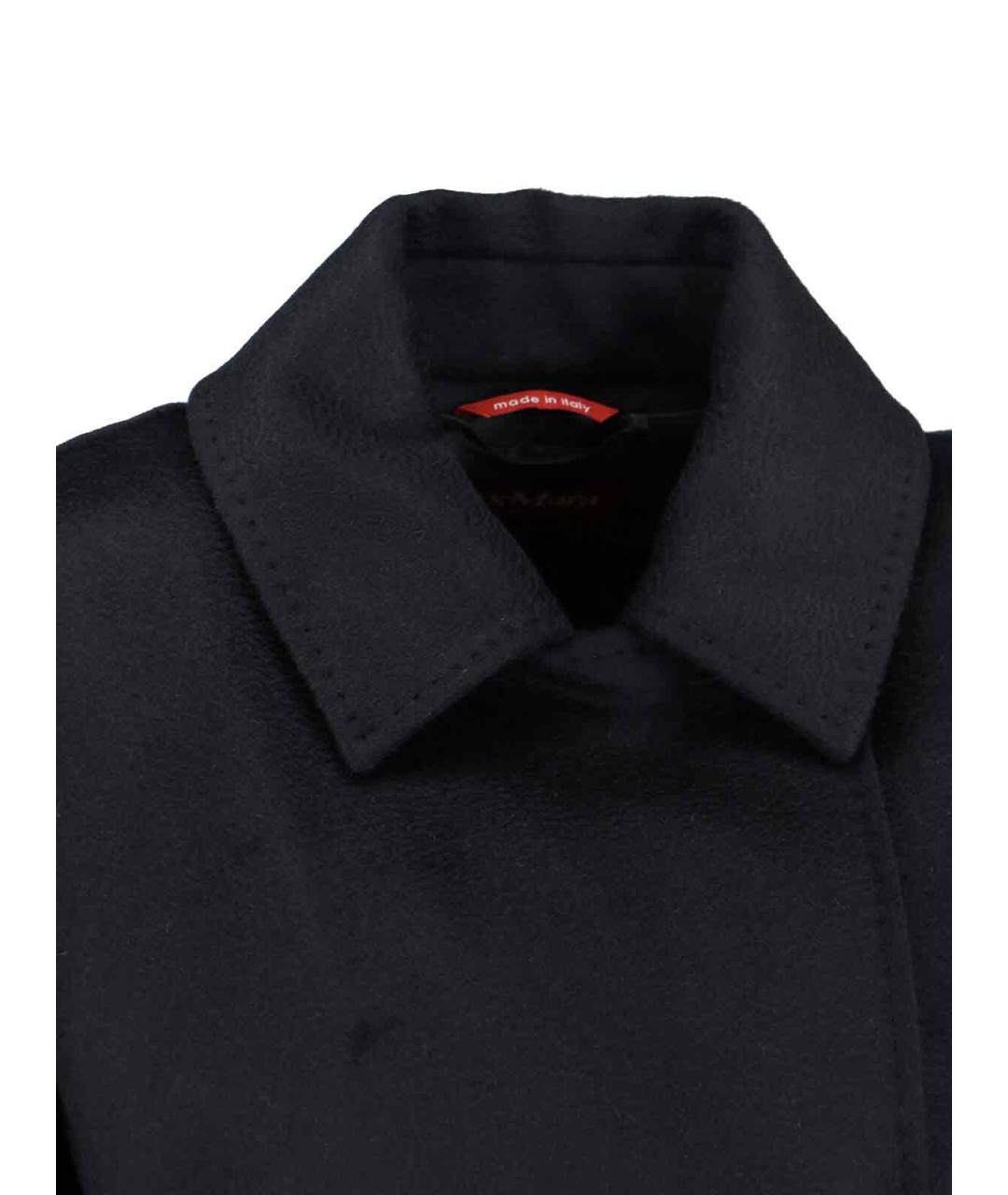 MAX MARA Черное шерстяное пальто, фото 5