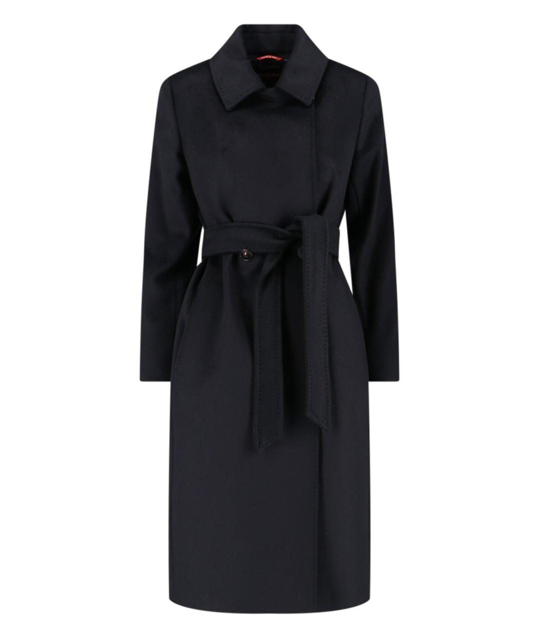MAX MARA Черное шерстяное пальто, фото 1