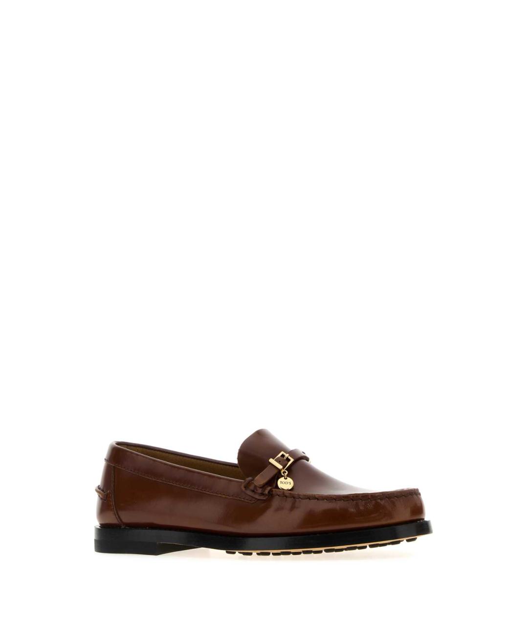 TOD'S Коричневые кожаные лоферы, фото 2
