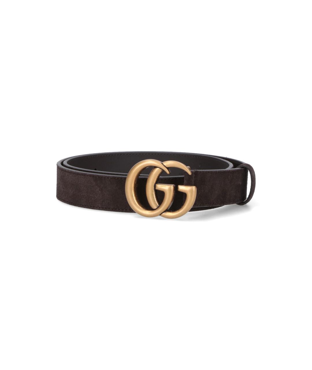 GUCCI Коричневый кожаный ремень, фото 1
