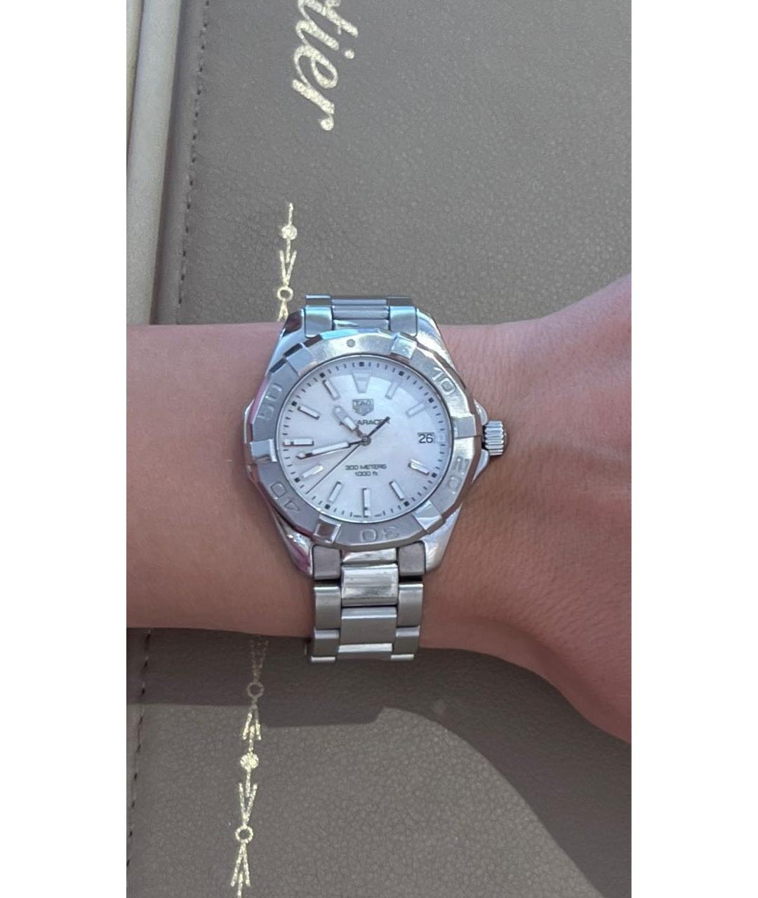 TAG HEUER Серебряные стальные часы, фото 2