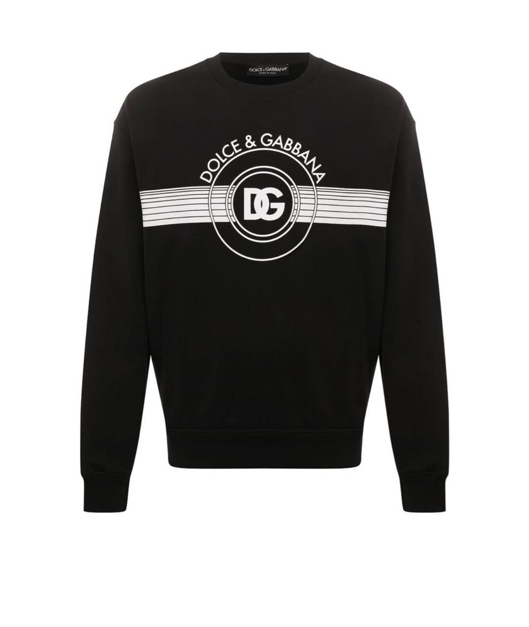DOLCE&GABBANA Черный хлопковый спортивный костюм, фото 6