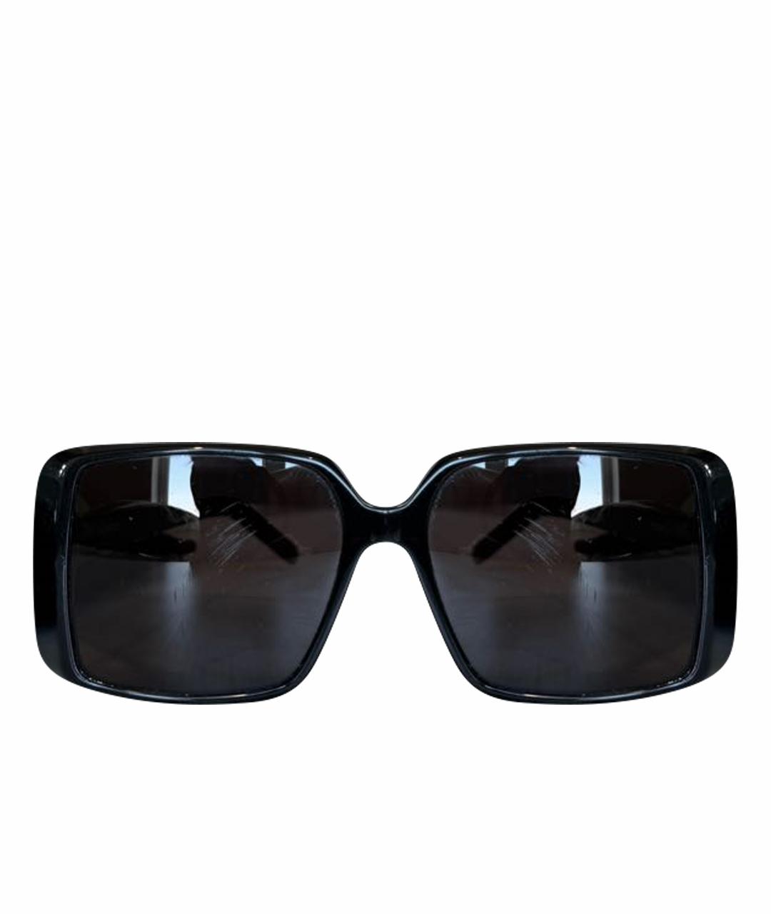 SAINT LAURENT Черные пластиковые солнцезащитные очки, фото 1