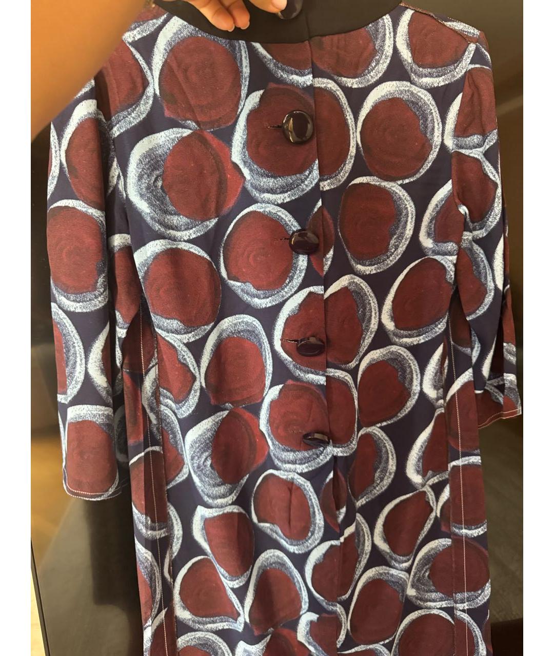 MARNI Мульти вискозное повседневное платье, фото 5