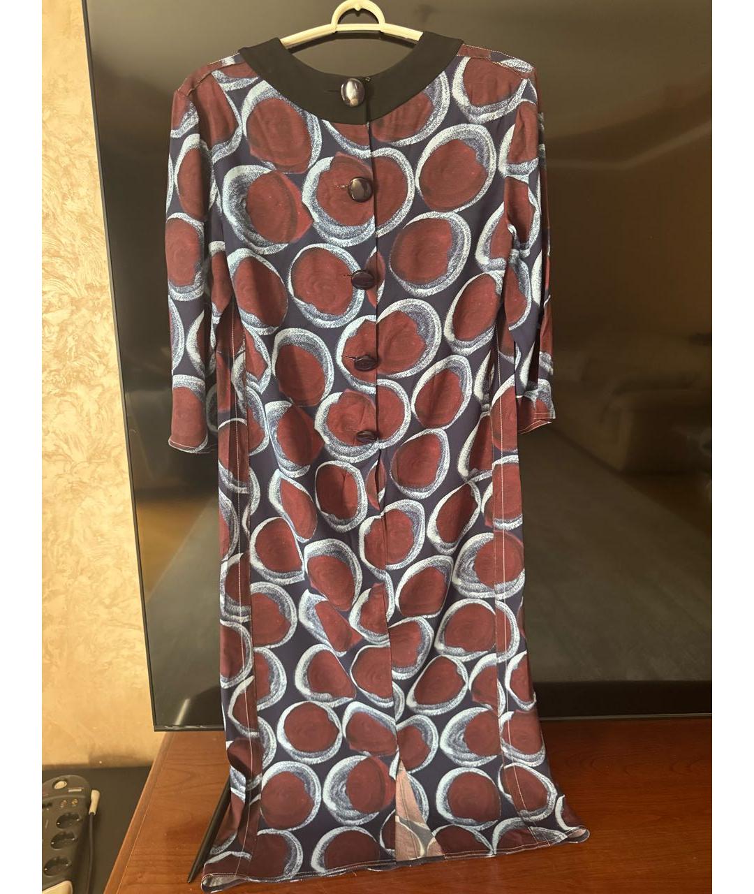 MARNI Мульти вискозное повседневное платье, фото 4