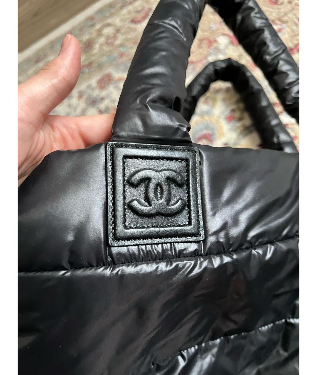 CHANEL Черная сумка тоут, фото 4