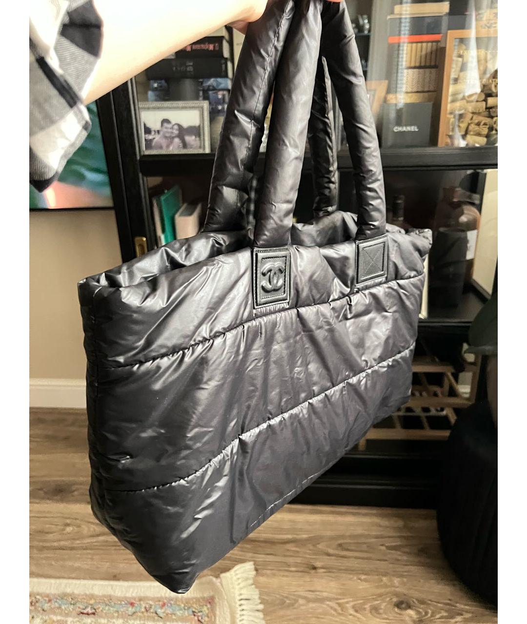 CHANEL Черная сумка тоут, фото 2