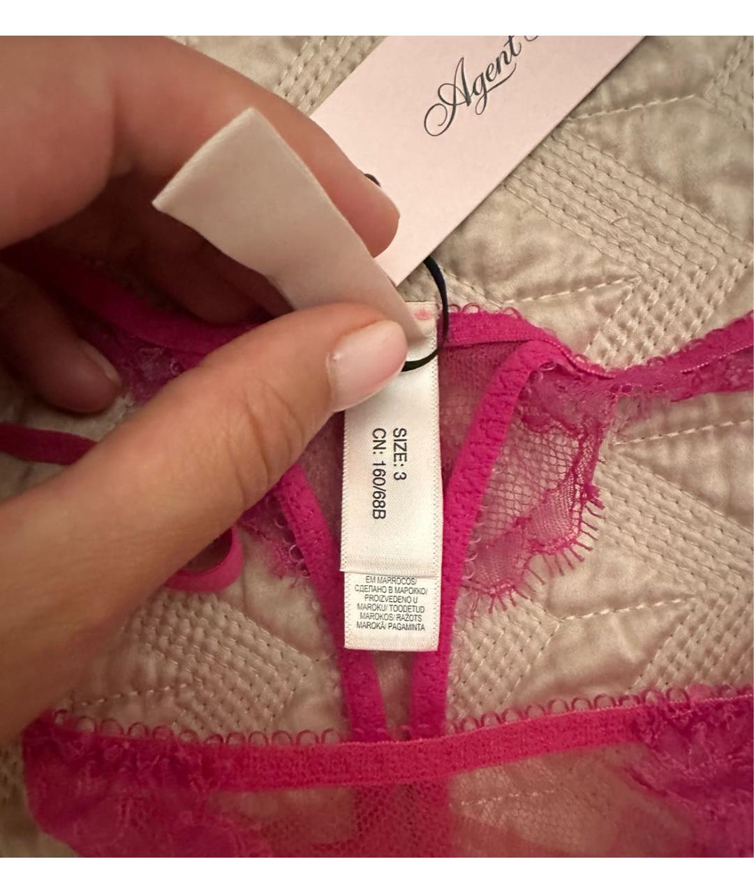 AGENT PROVOCATEUR Розовый комплекты, фото 5