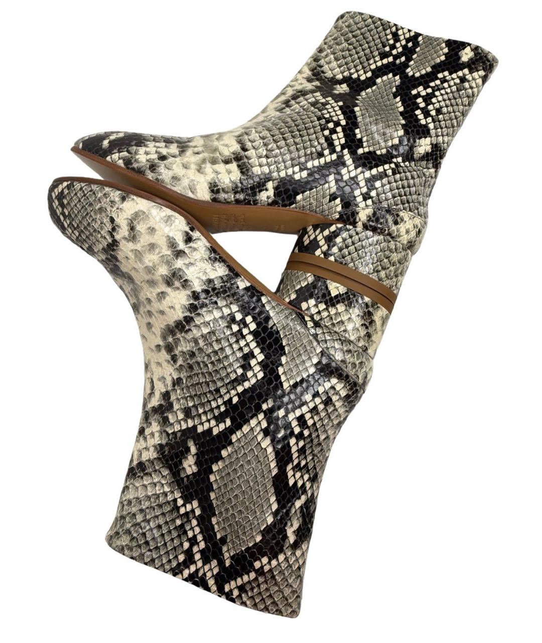 MAISON MARGIELA Мульти кожаные полусапоги, фото 8