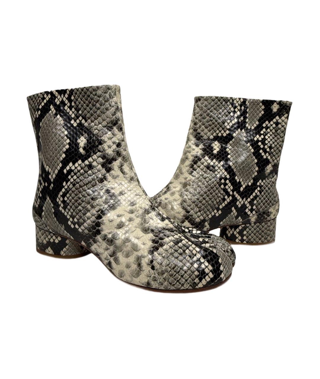 MAISON MARGIELA Мульти кожаные полусапоги, фото 2