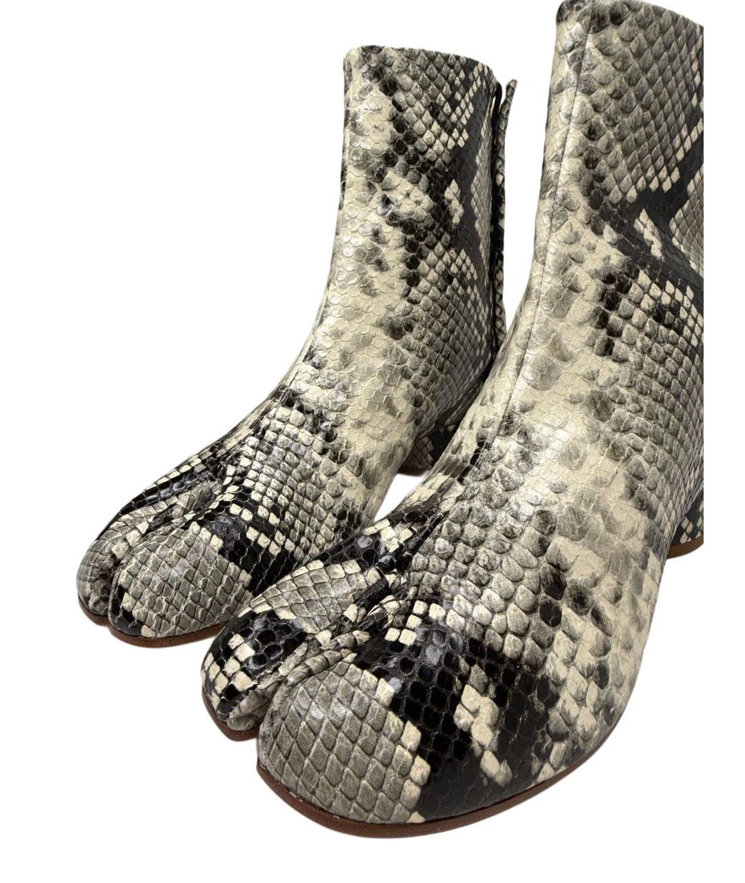 MAISON MARGIELA Мульти кожаные полусапоги, фото 4