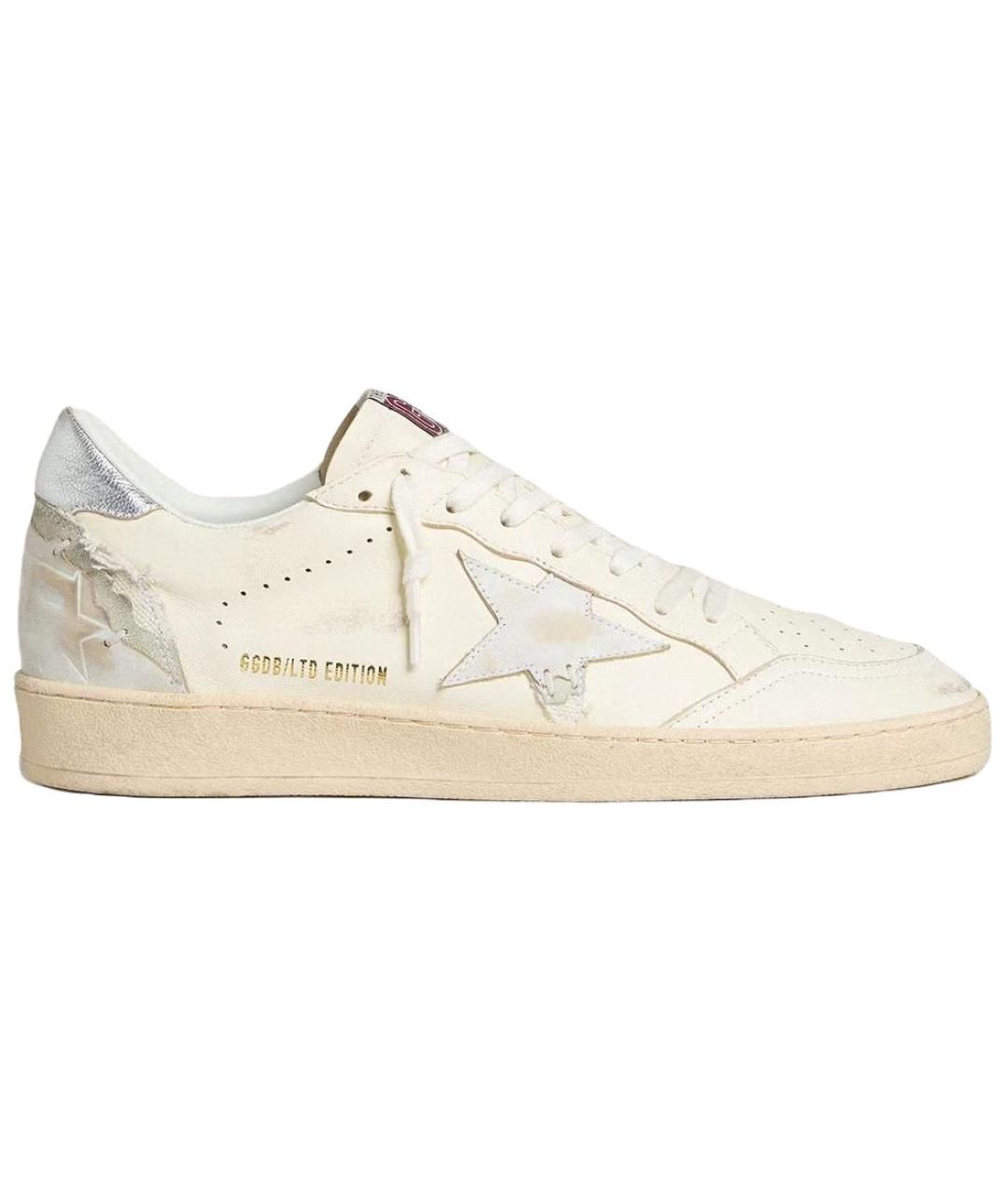 GOLDEN GOOSE DELUXE BRAND Белые низкие кроссовки / кеды, фото 1