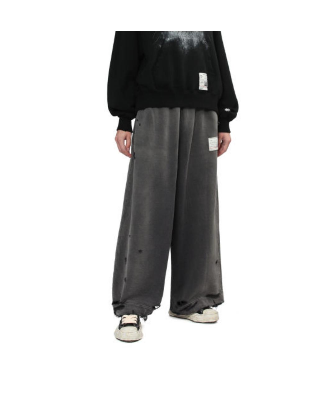 Mihara Yasuhiro Черные кожаные кроссовки, фото 6