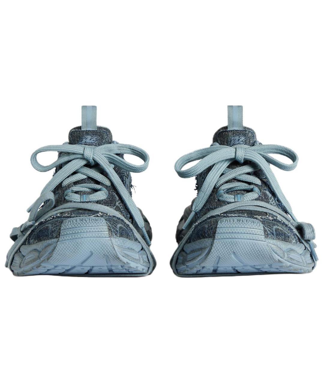 BALENCIAGA Синие кроссовки, фото 4